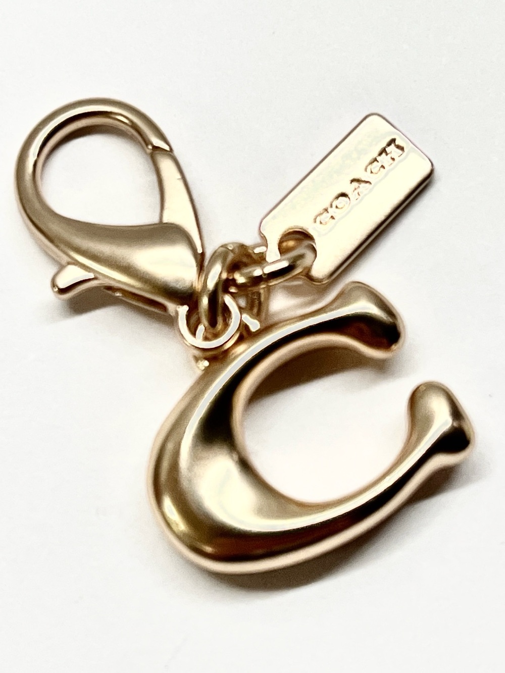 Coach Gold Bag Charm NWOT